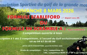 Competitions AS du 8 Mars 2026