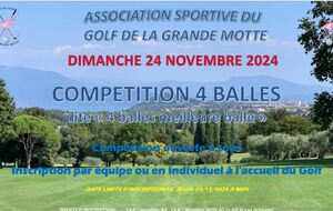 Competition AS 4 balles meilleures balles