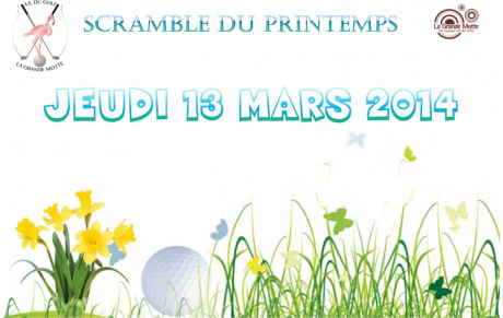 SCRAMBLE DU PRINTEMPS - Jeudi 13 Mars