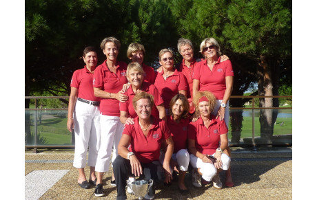 FINALE INTERCLUBS FEMININES - LA GRANDE MOTTE 16 Octobre 2014 - ENFIN UNE COUPE !!!!!!!